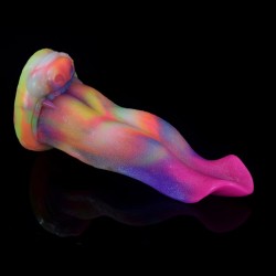 Luminous Silicone Dildo -Tongue