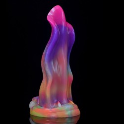 Luminous Silicone Dildo -Tongue