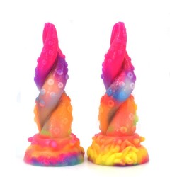 Luminous Silicone Butt Plug -Tentacle