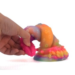 Luminous Silicone Butt Plug -Tentacle