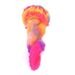 Luminous Silicone Butt Plug -Tentacle