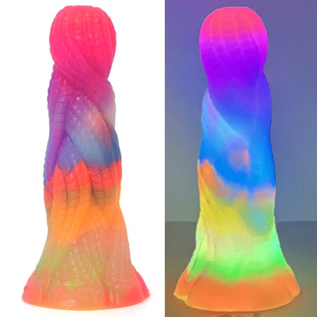 Luminous Silicone Butt Plug - Snake