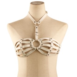 Erotic Women's Bra with Breast Garters