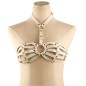 Erotic Women's Bra with Breast Garters