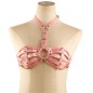 Erotic Women's Bra with Breast Garters