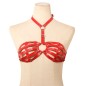 Erotic Women's Bra with Breast Garters