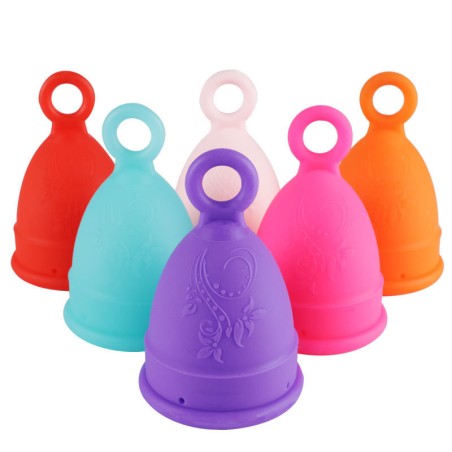 Pull Ring Menstrual Cup