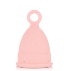 Pull Ring Menstrual Cup