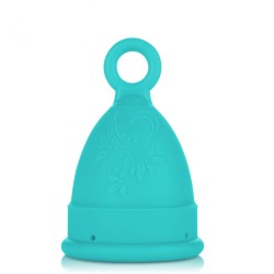 Pull Ring Menstrual Cup