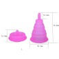 Fold Silicone Menstrual Cup