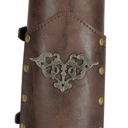 Steampunk Cutout Rivets Gloves