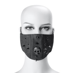 Steampunk Skull Rivets Adjustable Mask