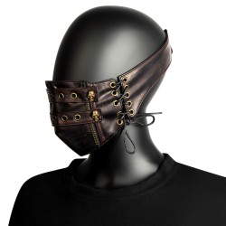 Steampunk Strappy Skull Splice Mask