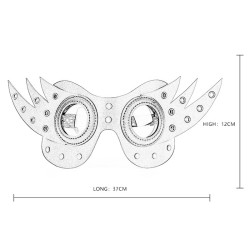 Steampunk Wing Splice Masquerade Mask