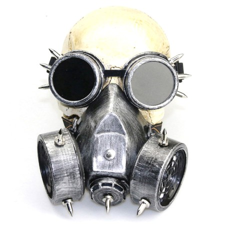 Steampunk Rivets Cosplay Gas Mask