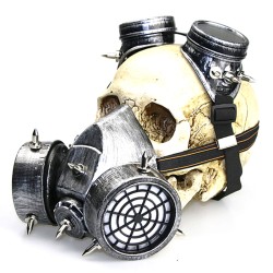 Steampunk Rivets Cosplay Gas Mask