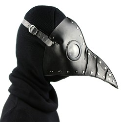 Steampunk Plicated Cosplay Beak Mask