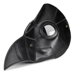 Steampunk Solid Color Stitch Beak Mask