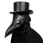 Steampunk Plague Doctor Hooked Beak Mask