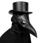 Steampunk Plague Doctor Hooked Beak Mask