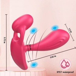 Strap on G Spot Clitoral Stimulator