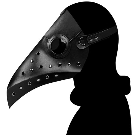 Steampunk Plague Doctor Cutout Beak Mask