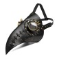 Steampunk Stitch Rivets Beak Mask