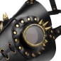 Steampunk Stitch Rivets Beak Mask