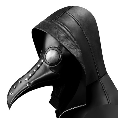 Black Long Nose Beak Steampunk Bird Masks