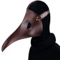 Brown Plague Long Bird Mouth Doctor Dance Mask