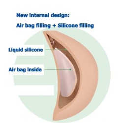 Silicone Airbag Breast Fake Boobs - S