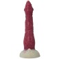 White Base Hellfire Silica Gel Dildo - 09