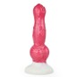 White Base Hellfire Silica Gel Dildo - 08