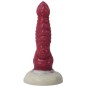 White Base Hellfire Silica Gel Dildo - 06