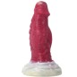 White Base Hellfire Silica Gel Anal Dildo- 02