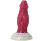 White Base Hellfire Silica Gel Anal Dildo- 02