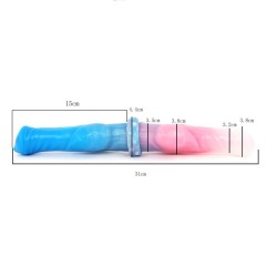 Double Color Dual Ended Dildo - 08