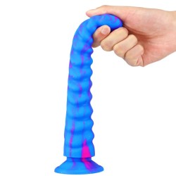 Realistic Colorful  Silicone Dildo - Squama