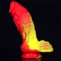 Pangolin Lifelike Silicone Dildo - Fire