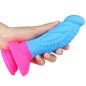 Flamingo Lifelike Silicone Dildo - Blue