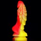 Unicorn Lifelike Silicone Dildo - Fire