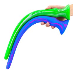 Long Tail Multi Color Butt Plug