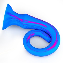 Long Tail Multi Color Butt Plug