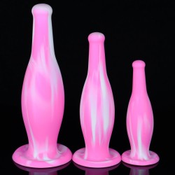 Bottle Soft Silicone Butt Plug - Colorful