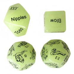 4Pcs Luminous Sexy Dice