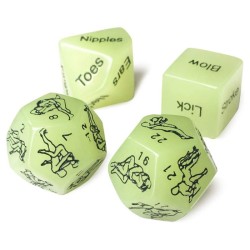 4Pcs Luminous Sexy Dice