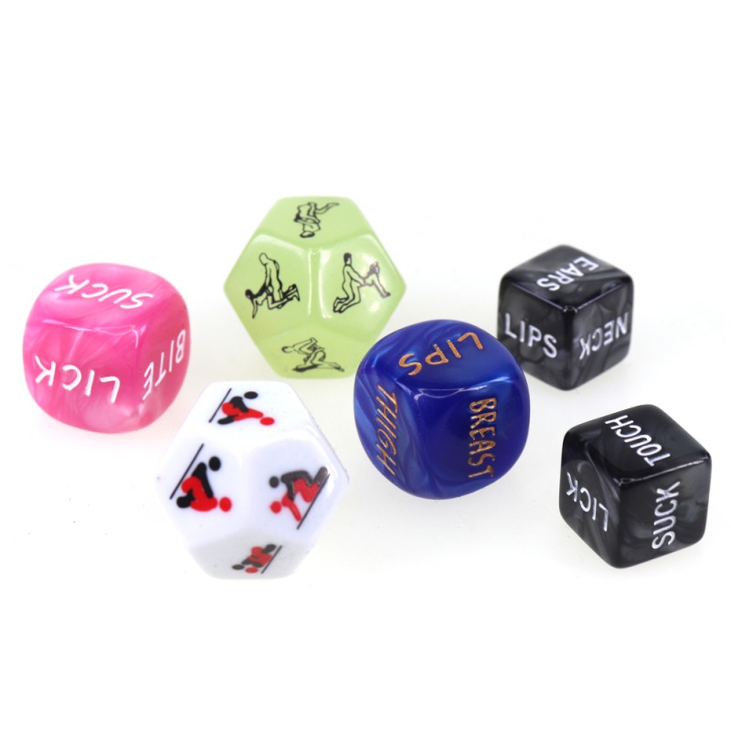 6 pcs Sex Game Dice Set