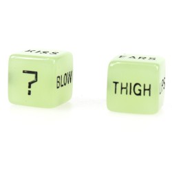 Glow in Dark Love Dice