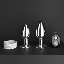 Vibration Stainless Steel Butt Plug