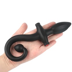 Double Head Dog Tail Inflatable Plug